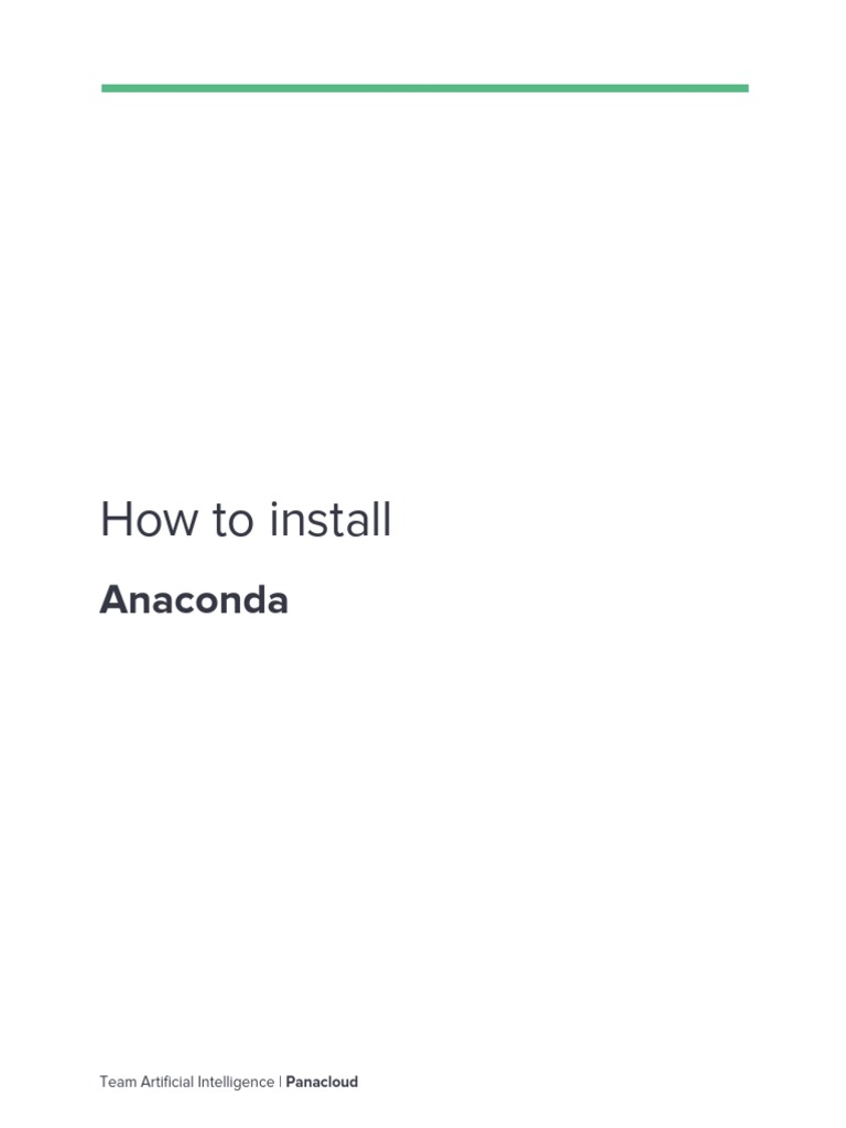 Anaconda Installation Guide | PDF | Ibm Pc Compatibles | Computer