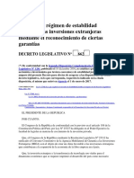 D.leg 662 Estabilidad Jurídica de Inversiones Extranjeras