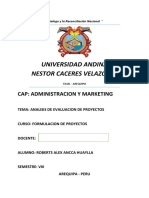 Análisis de proyectos de inversión y su evaluación