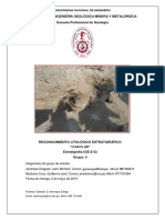 Informe #1 Estratigrafía - Janampa y Medrano