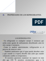 Propiedades y clasificación de los refrigerantes más usados