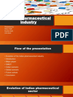 Indian Pharmaceutical Industry: Presented By: Dhruv Seth Kushal Shah Urvi Shah