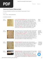 Historical Quranic Manuscripts - Madain Project (En)