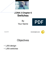 Switches: CCNA 3 Chapter 6