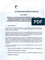 Criterio 4 2017 IVA e ISR Generado Por Prestación de Servicios Con Personas Extranjeras Dentro y Fuera Del Territorio Nacional