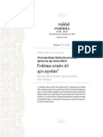 VII Jornada Debate Cátedra Libre de Estudios Agrarios Ing. Agr. Horacio Giberti Problemas actuales del agro argentino