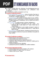 Anatomie Et Biomecanique Du Rachis