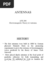 Antennas: APE-300 Electromagnetic Theory & Antenna