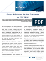 Grupo de Estudos de Economia da Arte na FGV EESP