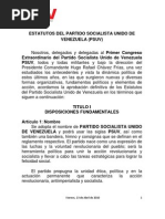 Estatutos Psuv