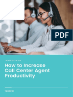 Ebook How To Increase Call Center Agent Productivity 2