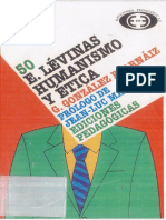 Gonzalez Arnaiz, G., Levinas. Humanismo y Etica,[Prolg. j. l. Marion], 2002