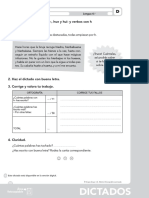 Dictados: Dictado A: Palabras Con Hie-, Hue y Hui-Y Verbos Con H 1. Prepara El Dictado