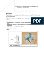 Ensayo de Consistencia de Hormigón y Confección de Probetas