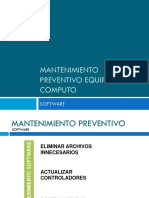 Mantenimiento Preventivo Equipo de Computo