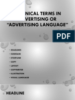 Technical Terms in Advertising