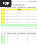 Responsibility Allocation Matrix (RAM) - Blank Form (2 Pages)