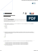 Matemática computacional teste de conhecimento