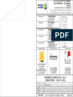 A65-00-BOIS COLOMBES-ZAC POMPIDOU-UEC - R+4 (BAT H1-I1) - Voiles - Armatures