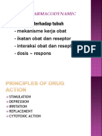 Efek Obat Terhadap Tubuh - Mekanisme Kerja Obat - Ikatan Obat Dan Reseptor - Interaksi Obat Dan Reseptor - Dosis - Respons