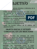 Puntos Criticos y Actores de La Cadena de Abastecimiento