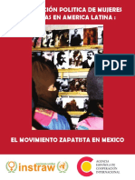 027 Participacion Politica Mujeres Indigenas Movimiento Zapatista Mexico