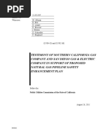 SoCalGas PSEP Testimony_cost of Hydrostatic Testing ILI Testing, Aug26-2011
