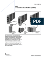 I/A Series Hardware Thermocouple/mV Input Interface Module (FBM02)