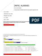 Configuração Alarmes Baseband's