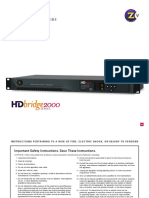 HDB 2312 Manual