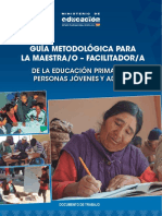 Guia Metodologica de Educacion Primaria de Personas Jovenes y Adultas Web