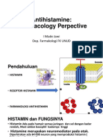 Antihistamine: Pharmacology Perpective: I Made Jawi Dep. Farmakologi FK UNUD