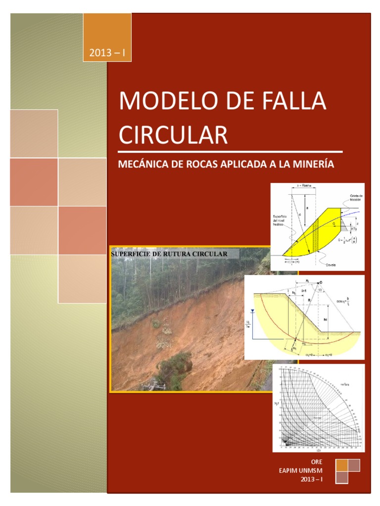Modelo de Falla Circular | PDF | Fricción | Falla (geología)