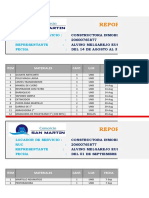 Reporte Salida de Almacen - Constructora Inmobiliaria Am. Peru S.A.C