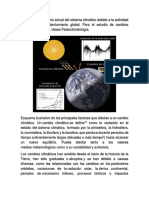 Cambio Climatico, Efecto Invernadero y El Calentamiento Global