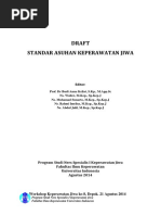 Standar Asuhan Keperawatan Jiwa