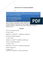 Análisis de Caso “Planes de Inversión”