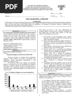 Avaliacao de Historia