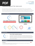 SEO Audit Sample PDF