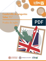 Cuadernillo de Preguntas Saber 11 Ingles 2018