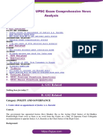 08 June 2019: UPSC Exam Comprehensive News Analysis: A.GS1 Related B.GS2 Related