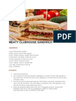 Meaty Clubhouse sandwich