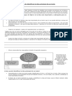 Estrategia de Identificar La Idea Principal de Un Texto