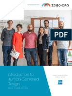 Intro To Human-Centered Design Syllabus PDF