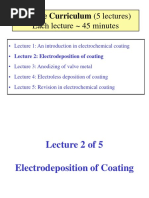 Lecture 2 Electrodeposition of Coating