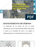 Costos de Sostenimiento de Pernos