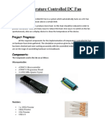 Temperature Controlled DC Fan