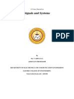 EC6303 Signals and Systems PDF