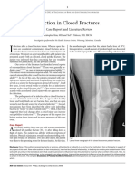 Infection in Closed Fractures: A Case Report and Literature Review