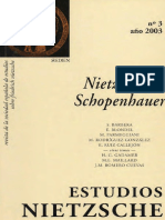 Estudios Nietzsche Nro 3 Nietzsche y Schopenhauer